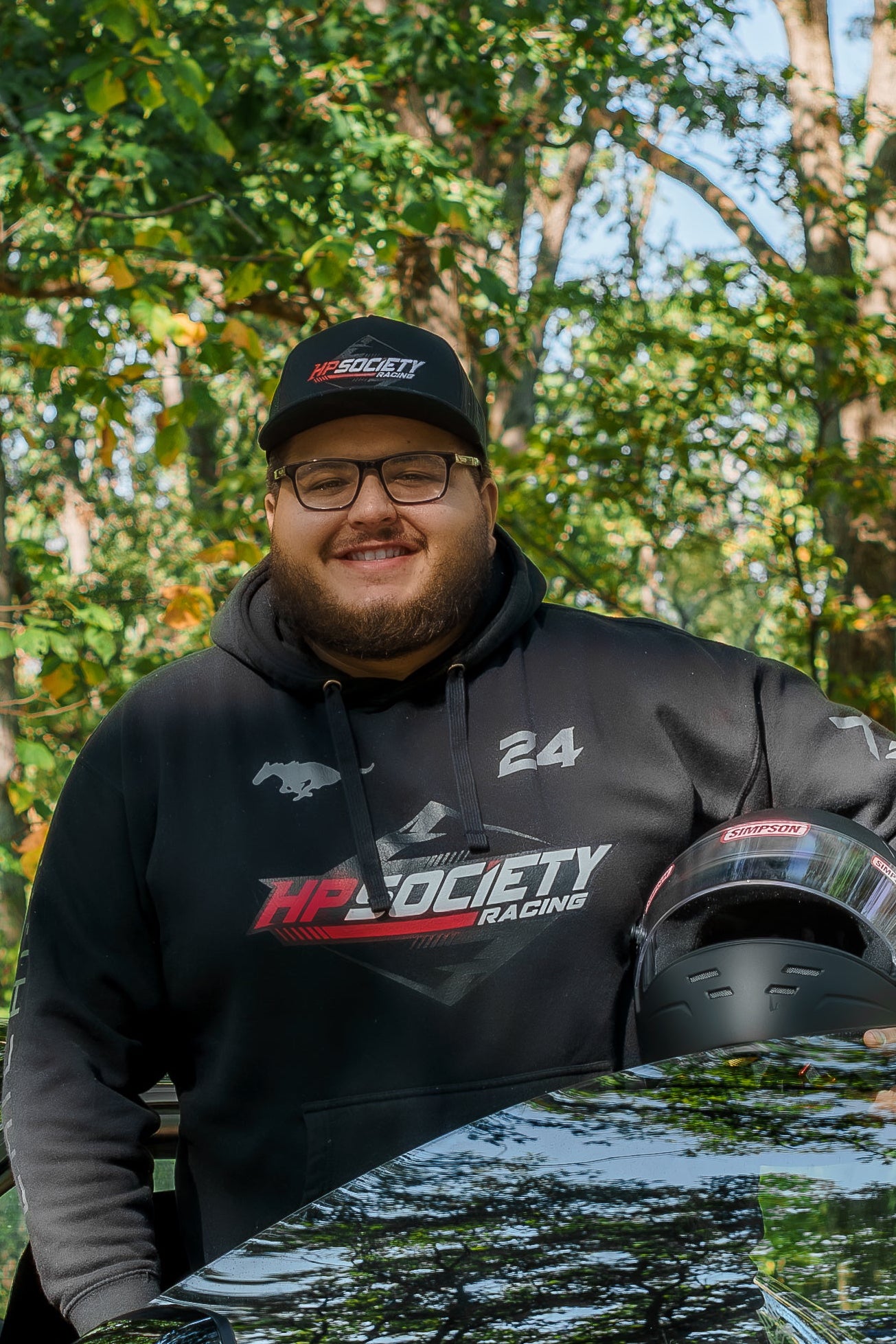 HP SOCIETY RACING TRUCKER HAT